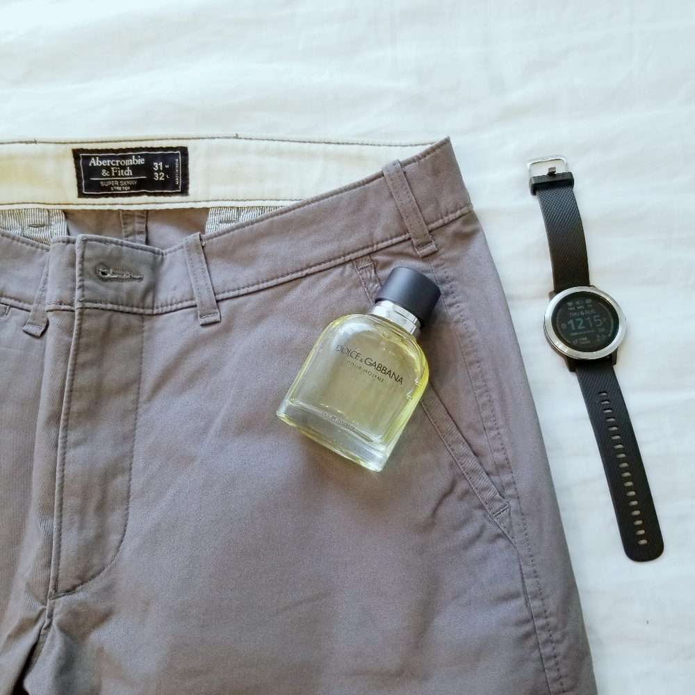 ABERCROMBIE & FITCH Super Skinny Grey Pants